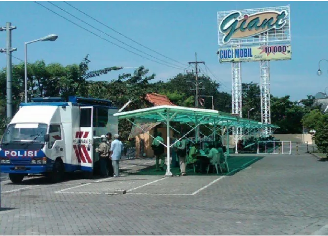 Gambar 4.19Gambaran Pelayanan SIM Keliling di Giant Diponegoro 