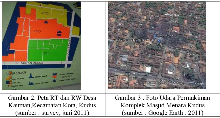 Gambar 2: Peta RT dan RW Desa 