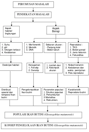 Gambar 3.  Diagram alir kerangka penelitian