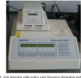 Gambar 8. Alat pengatur suhu reaksi yang biasanya digunakan pada teknik PCR 