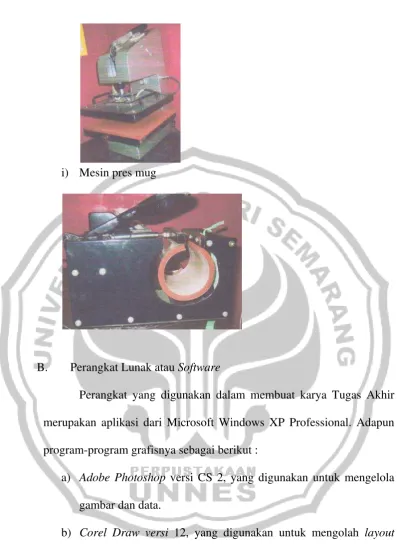 gambar dan tulisan pada mug. 