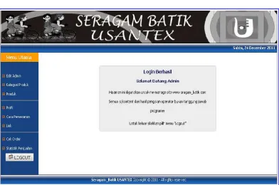 Gambar 4. Halaman Login Administrator