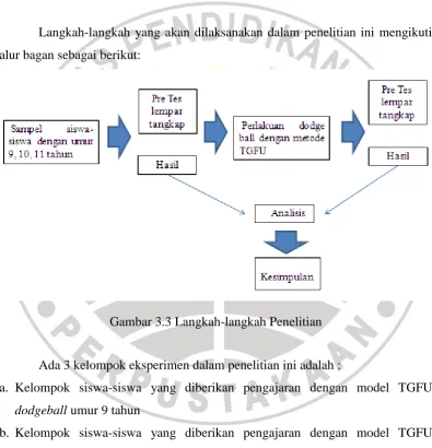 Gambar 3.3 Langkah-langkah Penelitian 