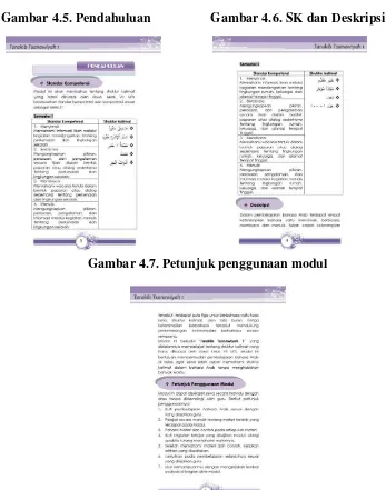 Gambar 4.7. Petunjuk penggunaan modul 