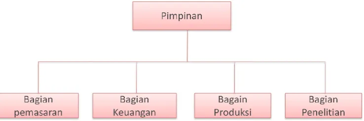 Gambar 3. Struktur Organisasi Agrowisata Kuntum Nurseries 