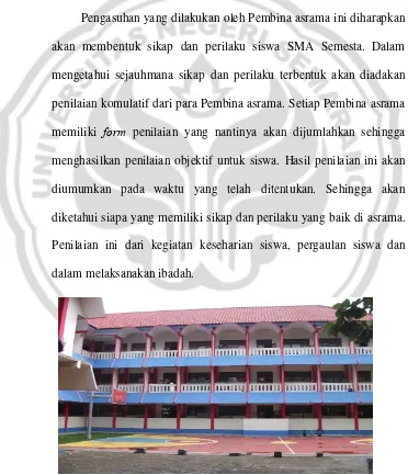 Gambar 4. Gedung Asrama Putri SMA Semesta (dok. Pribadi) 