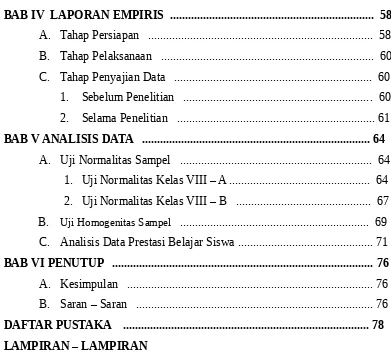 Tabel 4.1 Data Hasil Uji Coba Instrumen......................................................