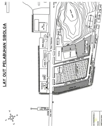 Gambar 3.1 Peta lay out pelabuhan sibolga 
