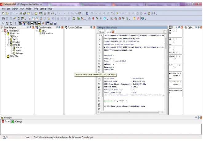 Gambar 2.12 CodeVision AVR 