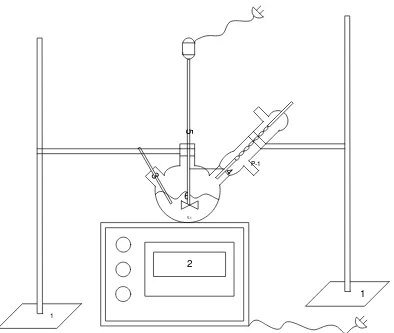 Gambar 3.1 Rangkaian alat ekstraksi 