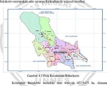 Gambar 4.1 Peta Kecamatan Bulurkerto 
