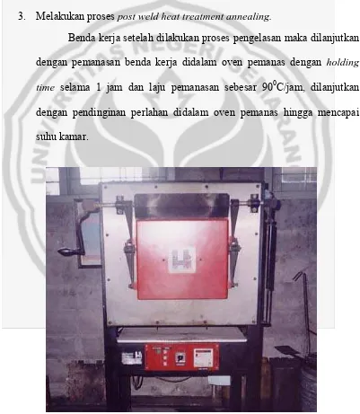 Gambar 10. Oven pemanas logam merk hofmann 