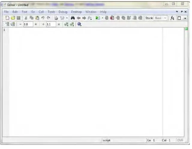 Gambar 2.7. Editor M File. 