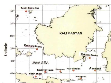Figure 6. Indicative fishing ground of purse seine fleets based in Pekalongan, 2002­2007. 