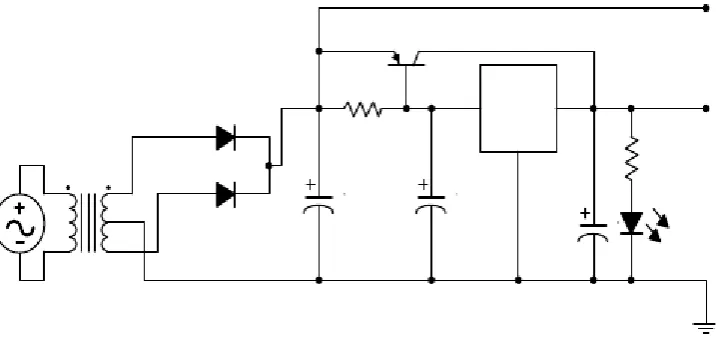 Gambar 3.2 Rangkaian Power Supplay (PSA) 