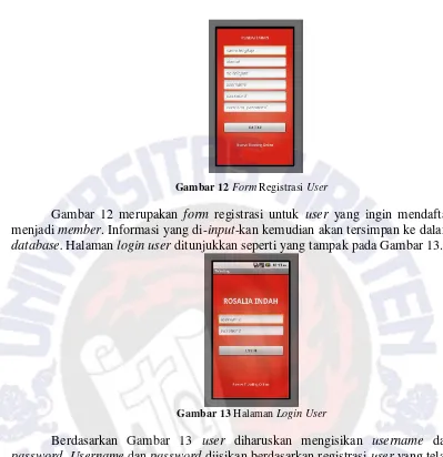 Gambar 12 Form Registrasi User 