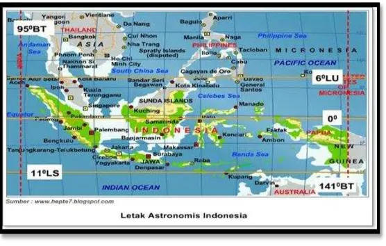 Gambar 1.1 : Peta Indonesia 