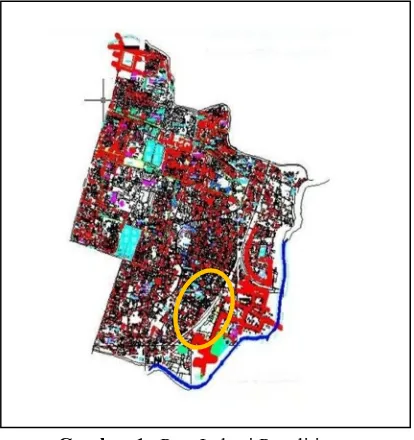 Gambar 1.  Peta Lokasi Penelitian   Sumber: Kelurahan Pasar Kliwon, 2007    