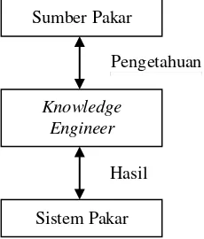Gambar 1 Proses akuisisi pengetahuan (Jackson 1999). 