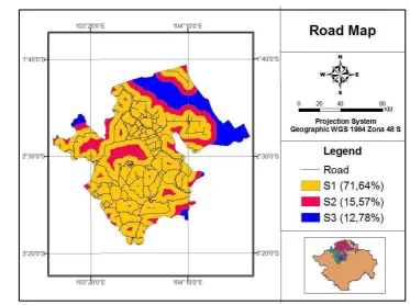 Figure 11 Road suitability map 