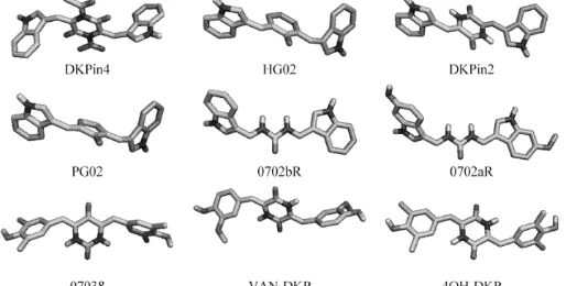 Figure 1 the molecules have similar structures. 