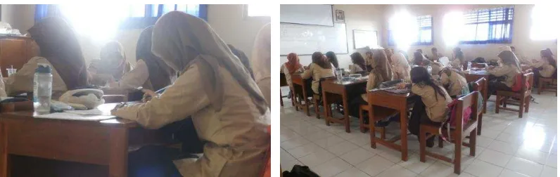 Gambar 2: Situasi Siswa Saat Pratindakan di Kelas XI IPA 2 SMA Negeri 11 Yogyakarta 