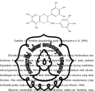 Gambar 11. Struktur epigalotekin galat (Funatogawa et al, 2004) 