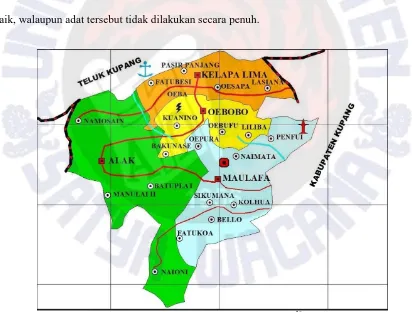 Gambar 2. Peta Kota Kupang (tempat penelitian)56