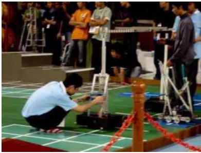 Gambar 2.12 Ruang Dalam Lapangan Arena Robotika  