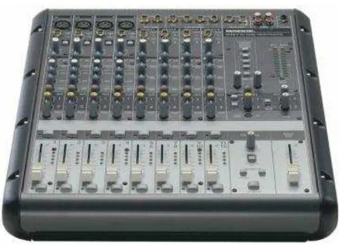 Gambar 2. Audio Mixer   Menu umum pada audio mixer: 