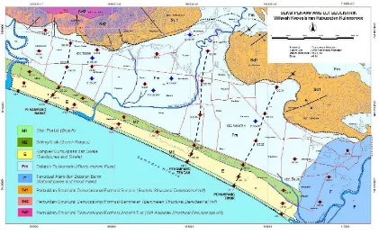 Gambar 6. Penampang Melintang Lokasi Pendugaan Geolistrik di Daerah Penelitian
