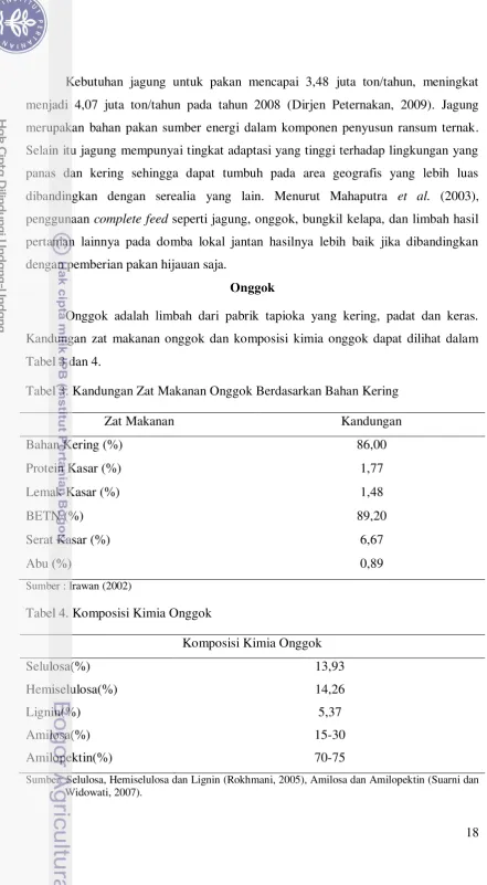 Tabel 3 dan 4. 