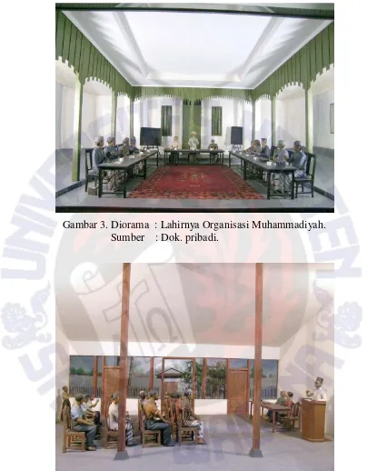 Gambar 3. Diorama  : Lahirnya Organisasi Muhammadiyah. 