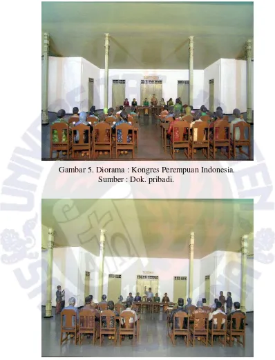 Gambar 5. Diorama : Kongres Perempuan Indonesia. 