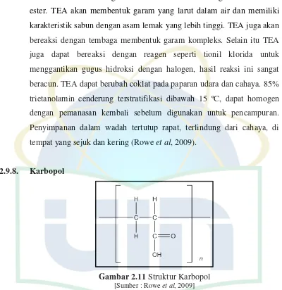 Gambar 2.11 Struktur Karbopol 