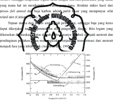 Gambar 2.2. Diagram fasa karbida besi (Calister, 1994) 
