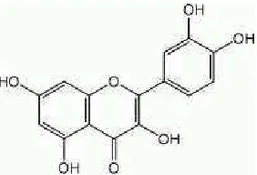 Gambar 2 Flavonoid (Kardono �����. 2003). 