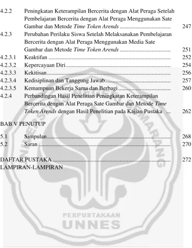 Gambar dan Metode Time Token Arends ...................................  