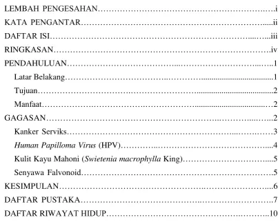 Gambar 1 Human Papilloma Virus (HPV)………..……………………...……….4 