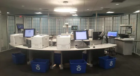 Gambar 10: Printing Station di Zimmerman Library 