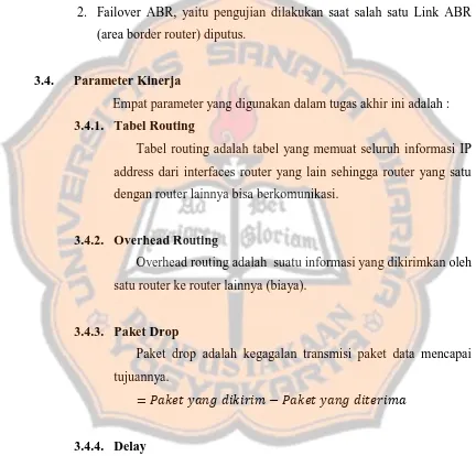 Tabel routing adalah tabel yang memuat seluruh informasi IP 