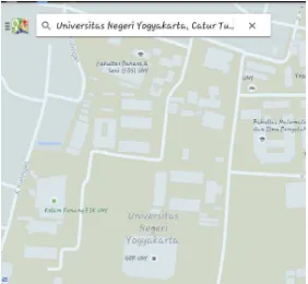 Gambar 11 : Peta GOR Universitas Negeri Yogyakarta (Foto. Iwan, April 2016) 