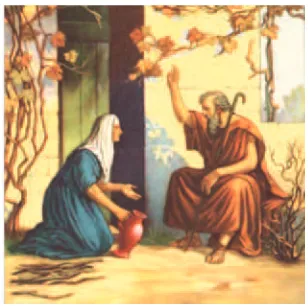 Gambar 2.2 Nabi Elia dan Janda Sarfat