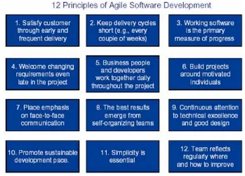 Figure 1. Twelve principles of Agile Software Development   