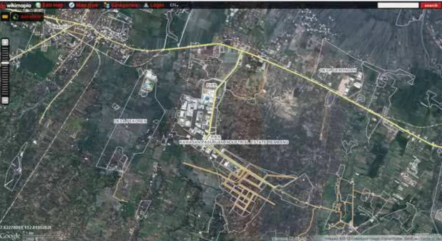 Gambar 9.2  Geografi Pabrik Asam Sulfat di kawasan PIER Pasuruan. 