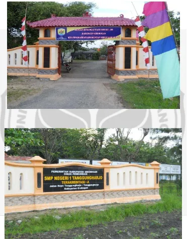 Gambar 1 SMP Negeri 1 Tanggungharjo 
