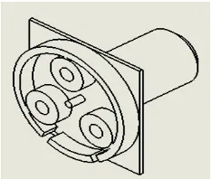 Gambar 3.5. Bentuk pulsa pada reed switch dan 1 satuan volume pada peristaltic pump 