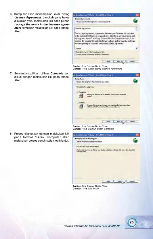 Gambar 1.50 Kotak dialog License Agreement