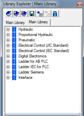 Gambar 2. Komponen Library Automation Studio 5.2 