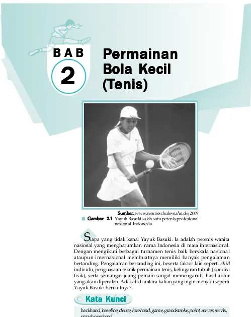 Gambar  2.1Gambar  2.1Gambar  2.1 Yayuk Basuki salah satu petenis profesionalGambar  2.1Gambar  2.1